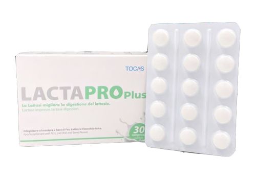 Lactapro Plus integratore per il benessere intestinale 30 compresse