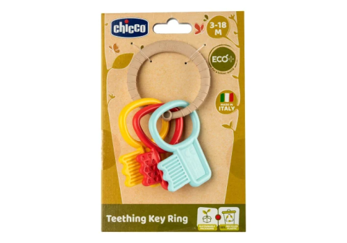 Chicco chiavi massaggia eco+ gioco dentizione per bambini
