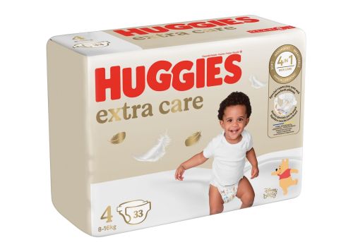 Huggies Extra Care pannolini 8-16kg taglia 4 33 pezzi