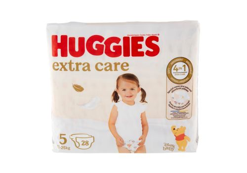 Huggies Extra Care pannolini 11-25kg taglia 5 28 pezzi