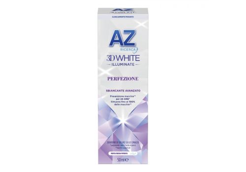 AZ 3D White dentifricio Illuminate perfezione sbiancante avanzato antimacchie 50ml