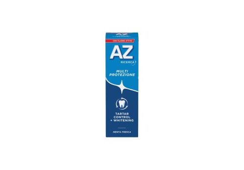 AZ Multi Protezione Tartar Control + Whitening dentifricio menta fresca 75ml