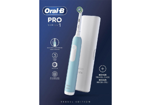 Oral-b Pro Series 1 Blu spazzolino elettrico + travel case