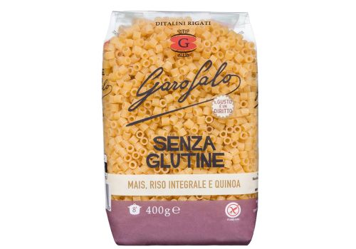 Garofalo senza glutine ditalini rigati con mais, riso integrale e quinoa 400 grammi