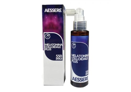 Melatonina Colloidale Plus 550ppm integratore per il riposo notturno spray orale 100ml