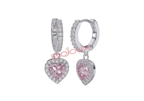 Biojoux Alma Rose orecchini in acciaio chirurgico