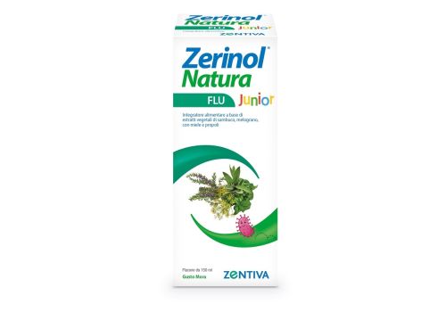 Zerinol Natura Flu Junior integratore per il benessere delle vie respiratorie 150ml