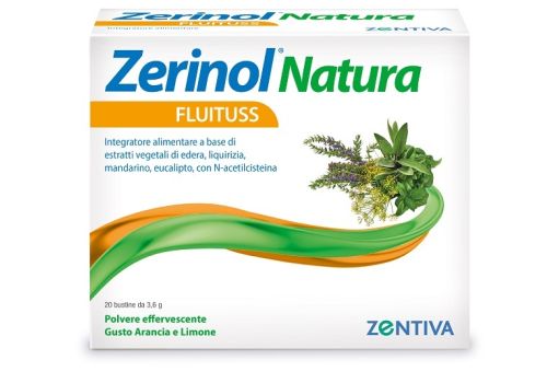 Zerinol Natura Fluituss integratore per il benessere delle vie respiratorie 20 bustine | offerta speciale