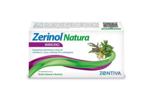 Zerinol Natura Immuno integratore per le difese immunitarie 20 caramelle 
