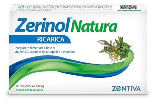 Zerinol Natura Ricarica integratore ad azione tonica 30 compresse