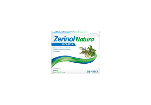 Zerinol Natura Ricarica integratore ad azione tonica 14 bustine