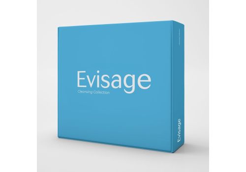 Evisage cofanetto con balsamo struccante 100ml + mousse 150ml + tonico 150ml + 2 dischetti lavabili