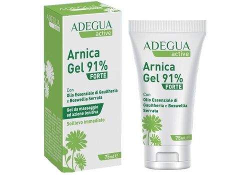 Adegüa Active Arnica 91% Forte gel da massaggio lenitivo per muscoli e articolazioni 75ml