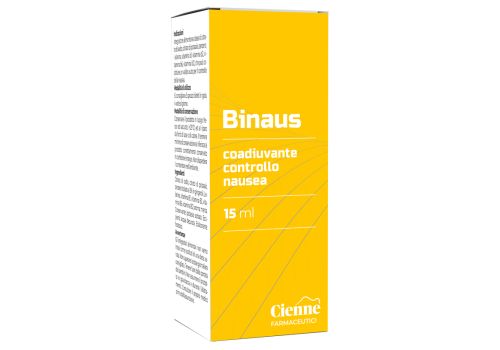 Binaus integratore coadiuvante del controllo della nausea spray orale 15ml