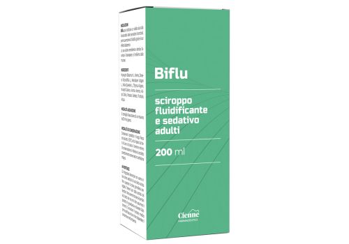 Biflu sciroppo adulti integratore per fluidità secrezioni bronchiali 200ml