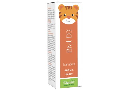 Bivit D3 Bambini integratore per le ossa e il sistema immunitario gocce orali 15ml
