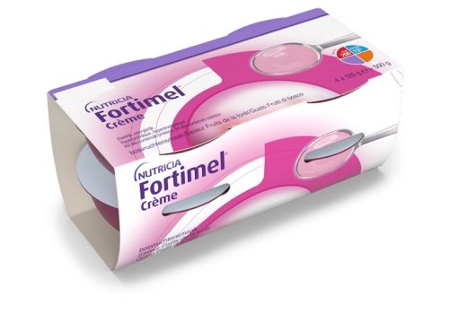 Nutricia Fortimel Crème gusto frutti di bosco 4 vasetti x 125 grammi