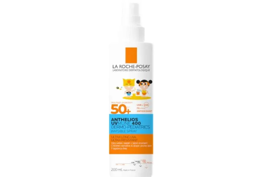 La Roche Posay anthelios uvmune 400 dermopediatrica spf50+ spray invisibile per bambini 200ml