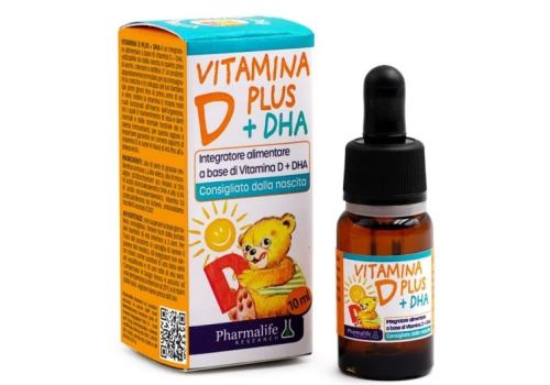 Vitamina D Plus + Dha integratore di vitamine per bambini 10ml
