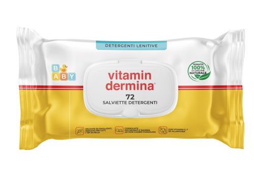 Vitamindermina salviette detergenti lenitive 72 pezzi