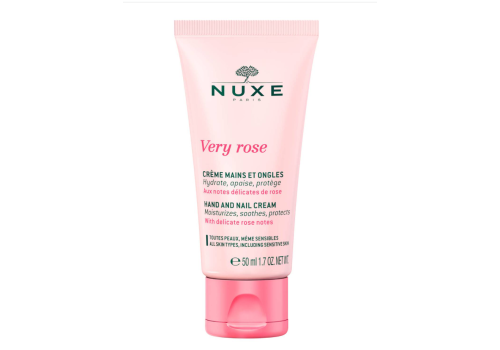 Nuxe Very Rose crema mani e unghie idratante e protettiva 50ml