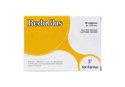 Reduglos integratore per il metabolismo di carboidrati e lipidi 40 compresse