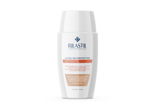 Rilastil Ultra 100-Protector Spf 50+ fluido idratante colorato protezione molto alta 50ml | offerta speciale