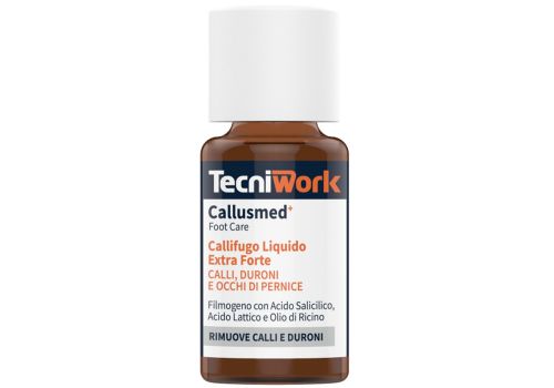 Tecniwork Callusmed fluido callifugo per eliminazione di calli duroni e occhi di pernice 12ml