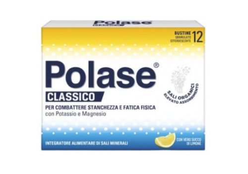 Polase Limone integratore di sali minerali 12 bustine 