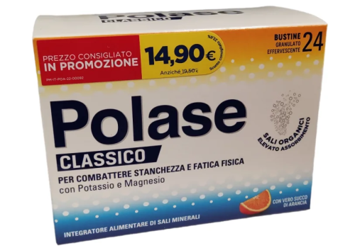 Polase Arancia integratore di sali minerali 24 bustine