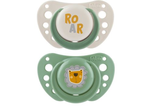Chicco succhietti air verde in silicone 2-6m 2 pezzi