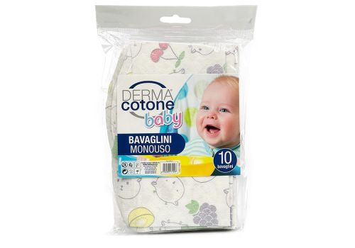 Dermacotone Baby bavaglini monouso 10 pezzi