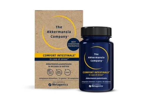 Akkermansia intestino integratore per il benessere intestinale 30 compresse 