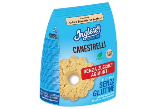 Inglese biscotti canestrelli senza zuccheri senza glutine 300 grammi