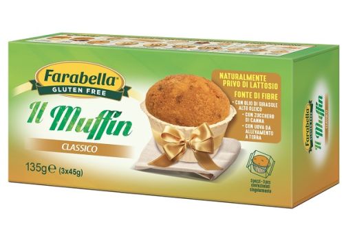 Farabella muffin classico senza glutine 3pezzi