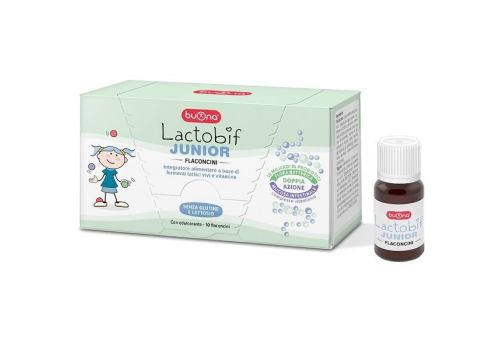 lactobif junior 10 flaconcini integratore di fermenti lattici e vitamine