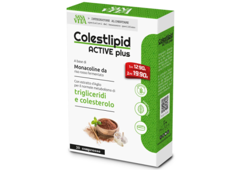 Sanavita Colestlipid active plus per il controllo di trigliceridi e colesterolo 30 compresse