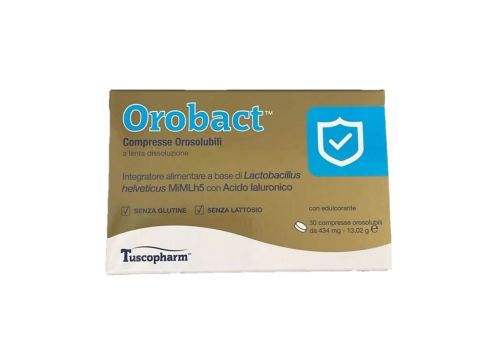 Orobact integratore di fermenti lattici 30 compresse orosolubili