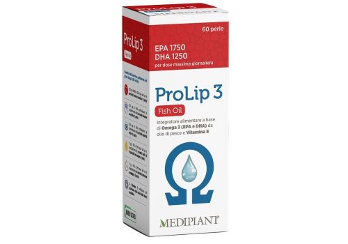 Prolip 3 Fish Oil integratore di EPA + DHA 60 perle