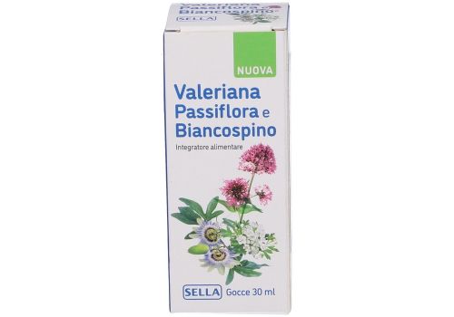 Valeriana Passiflora e Biancospino integratore rilassamento e sonno 30ml