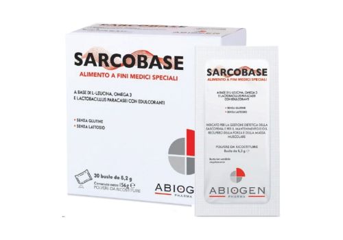 Sarcobase alimento per la perdita di massa muscolare 30 bustine