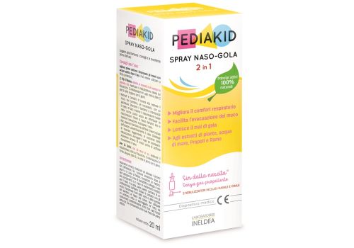 Pediakid spray naso gola delicato per bambini 20ml