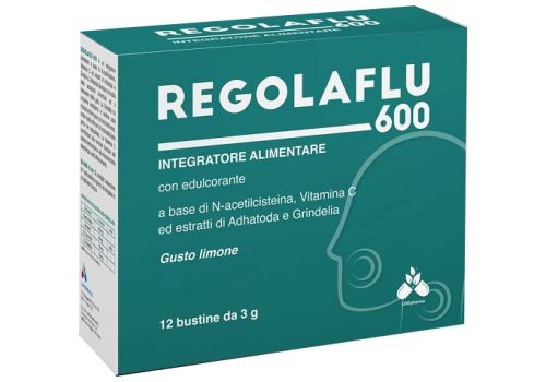 Regolaflu 600 integratore per il benessere delle vie respiratorie 12 bustine