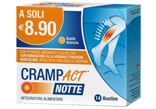 Crampact Notte integratore per la funzione muscolare 14 bustine