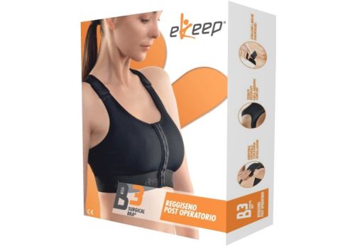 Ekeep b3 surgical bra reggiseno postoperatorio bianco taglia 06