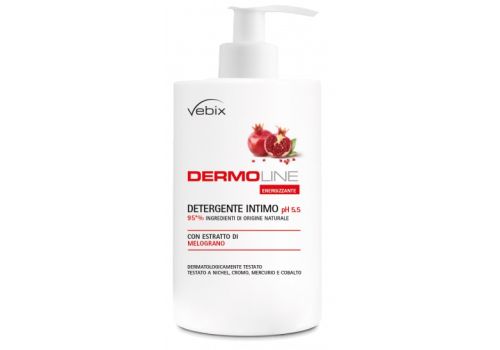 Vebix Dermoline detergente intimo con estratti di melograno 300ml