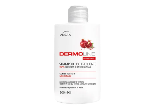 Vebix dermoline melograno shampoo per uso frequente 200ml