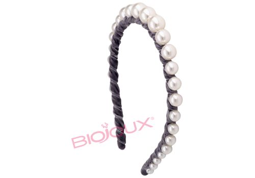 Biojoux cerchietto con perle