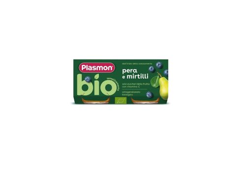 Plasmon Bio pera mirtillo omogeneizato 2 x 80 grammi
