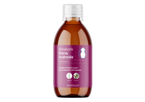 Metabolik drena androide integratore per il drenaggio dei liquidi gusto arancia 500ml